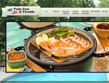 Tablet Screenshot of patiopoolandfireside.com